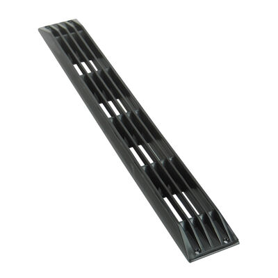Plastic Zebra Louvered Vent, Black